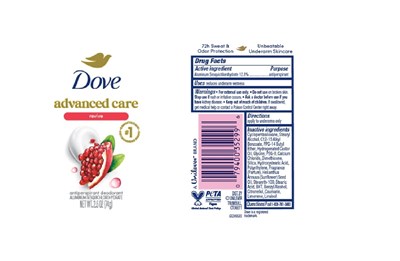 Label (Dove Advanced Care Revive Antiperspirant Deodorant   Artwork)